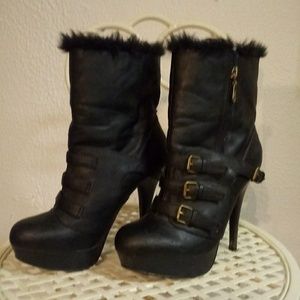 High heal boots,above ankle